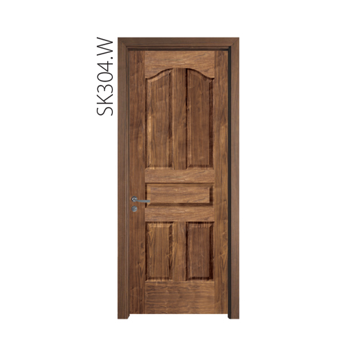 Mẫu cửa gỗ công nghiệp ghép thanh Skitek SK304.W