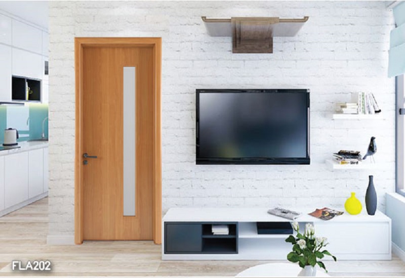 Mẫu cửa gỗ thông phòng đẹp