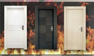 Cửa gỗ chung cư chống cháy