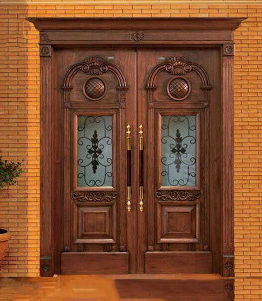 Cửa gỗ phong cách cổ điển 1