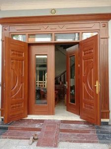 Thiết kế cửa gỗ 4 cánh