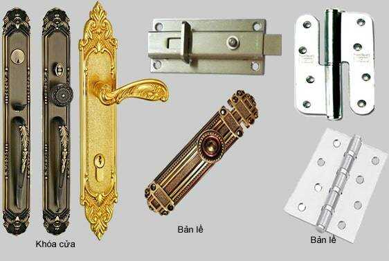 Các loại bản lề cửa gỗ