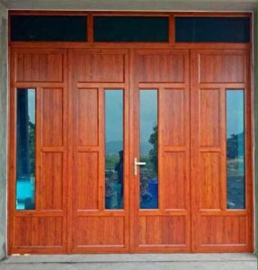 Cửa nhôm xingfa giả gỗ