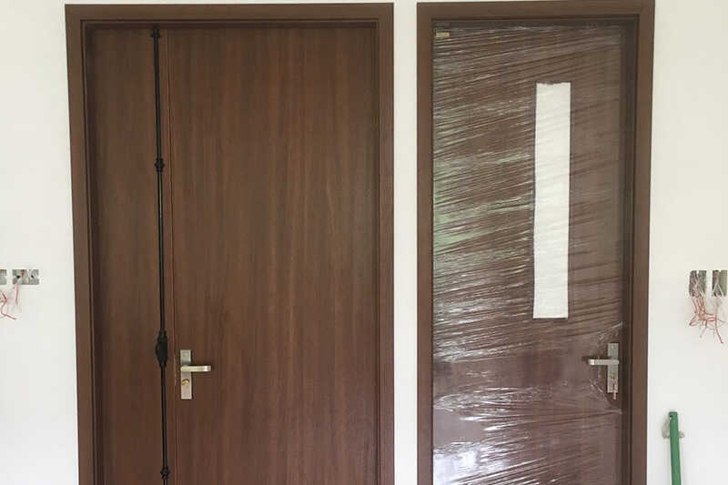 Cửa gỗ nhựa composite đẹp