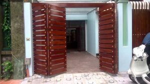 Màu sơn cửa sắt giả gỗ