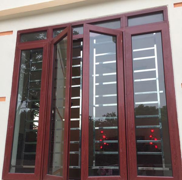 Cửa nhôm giả gỗ 4