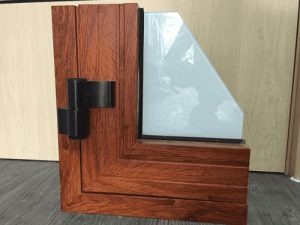 Hình ảnh cửa nhôm vân gỗ