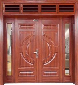 Cách làm cửa thép vân gỗ