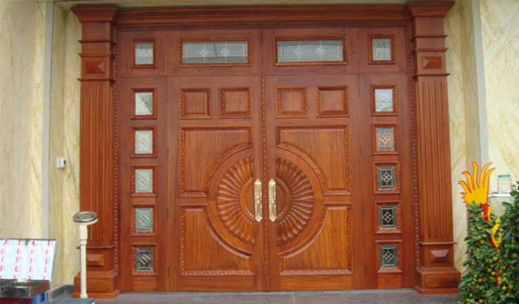 cửa gỗ tự nhiên đẹp