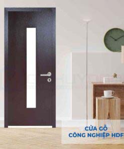 Mẫu cửa gỗ phòng ngủ 1 cánh HDF Veneer