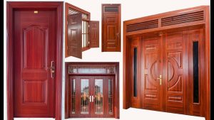 Mẫu cửa thép pano gỗ
