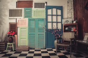 Cửa gỗ Vintage