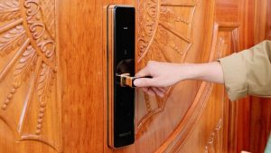 Khóa cửa gỗ 2 cánh
