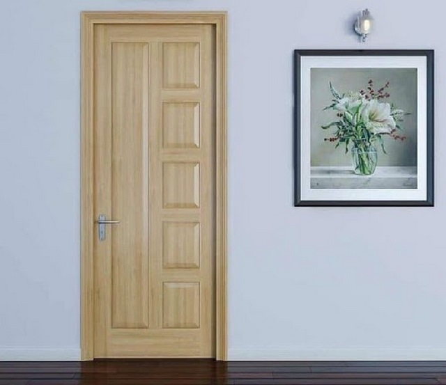 Mẫu cửa phòng ngủ bằng gỗ đẹp